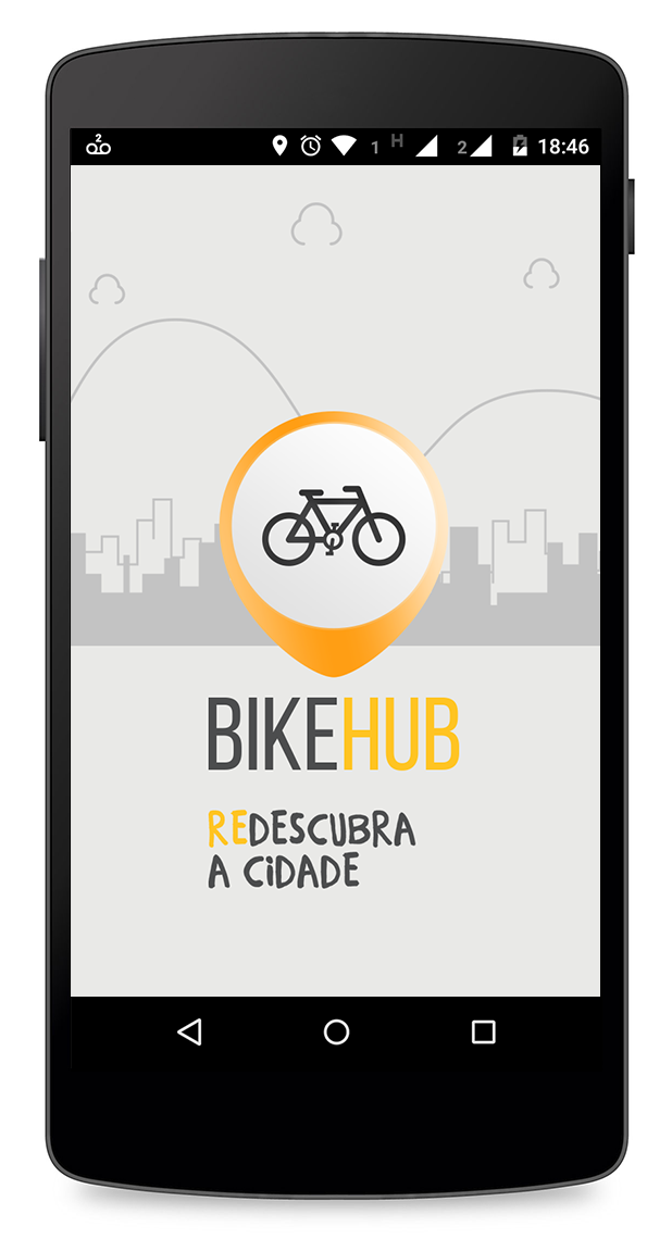 Android application BikeHub - ReDescubra a cidade screenshort