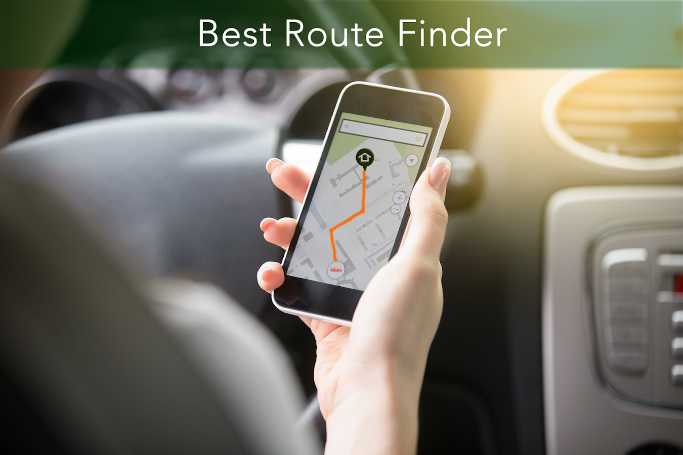 GPS Route Finder — приложение на Android