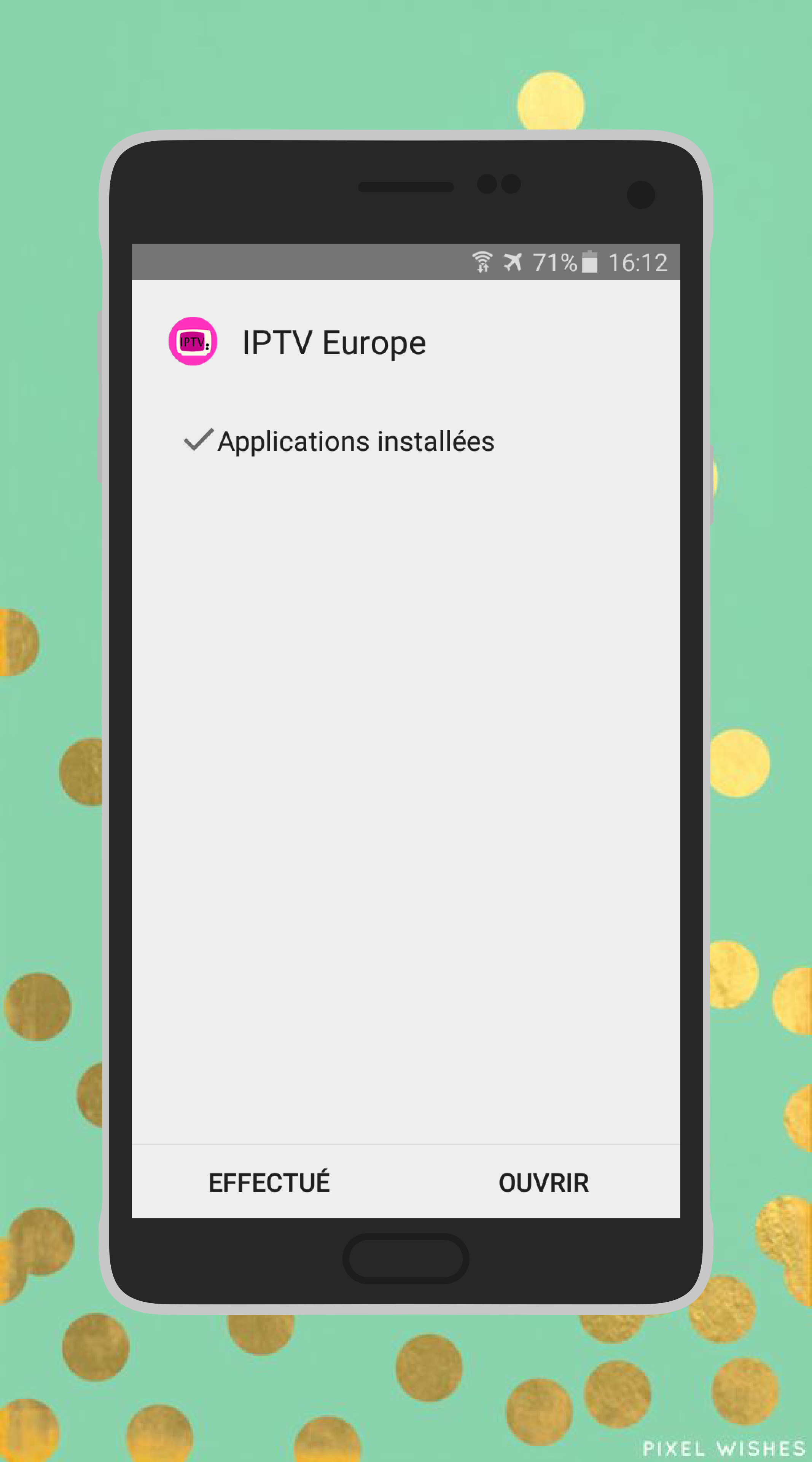 Android application IPTV Europe screenshort