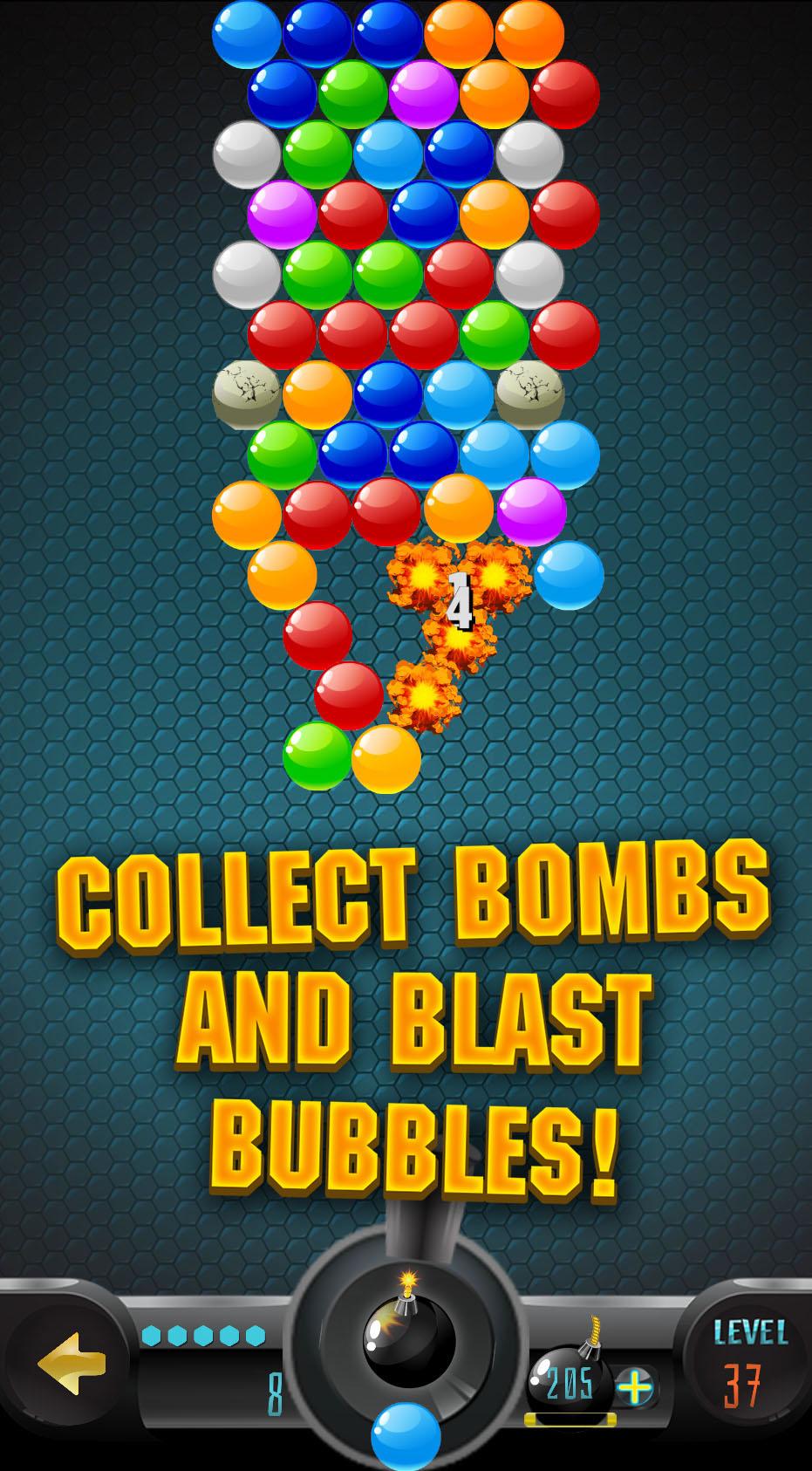 Android application Bubble Bombs - Bubble Shooter screenshort