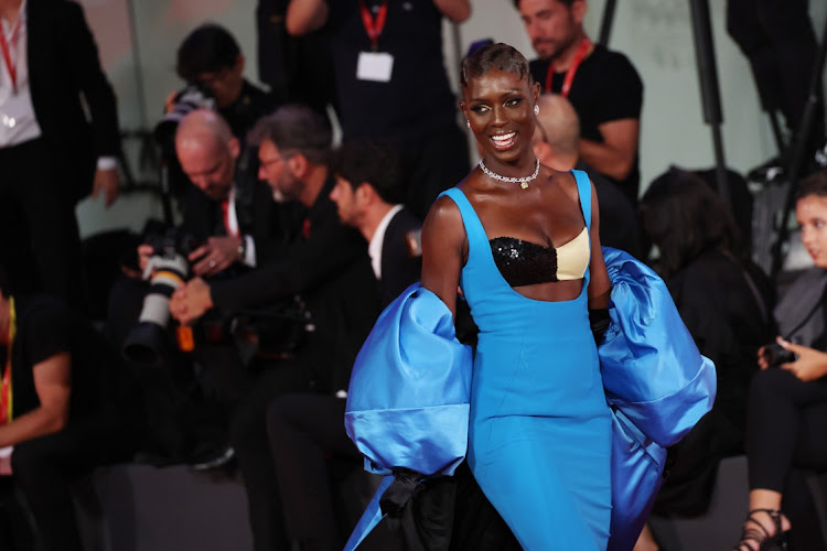 Jodie Turner-Smith attends the red carpet at the 79th Venice International Film Festival in September.