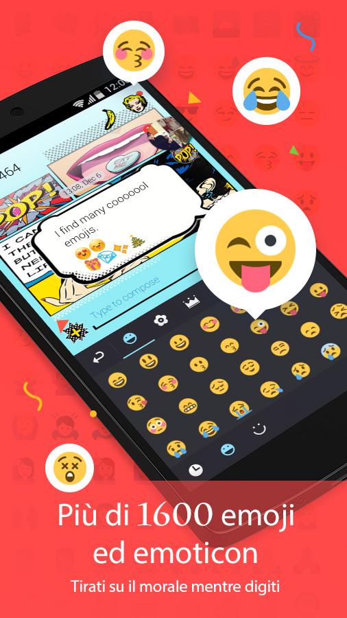 Android application GO Keyboard - Emojis & Themes screenshort