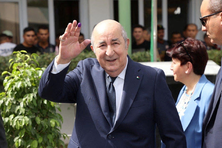 Algeria's President Abdelmadjid Tebboune had a call with his French counterpart Emmanuel Macron on March 31, during which the two agreed to a broad roadmap to calm tensions. File photo.