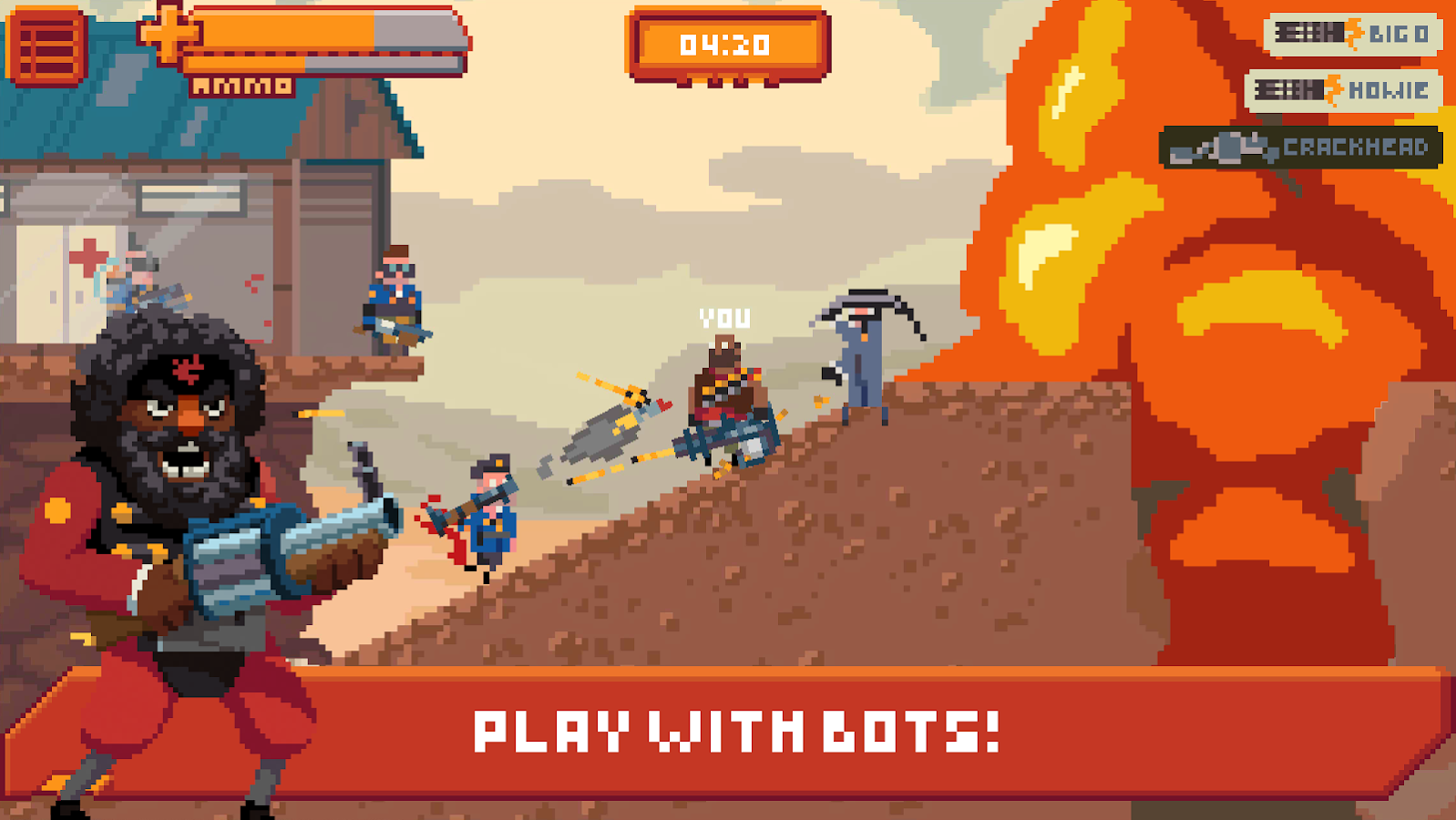    Gangfort - online 2D shooter- screenshot  