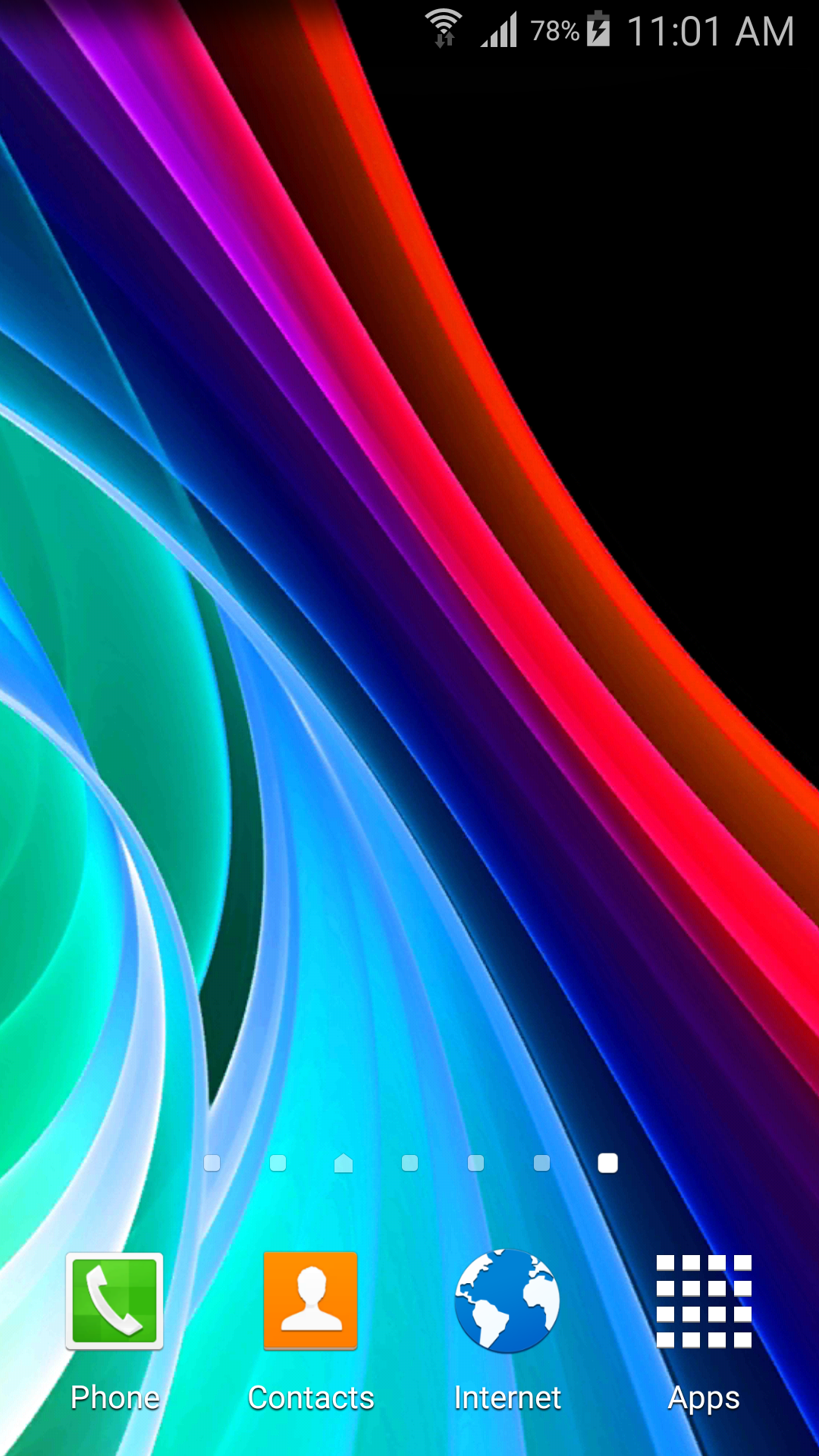 Android application Abstract Colors Live Wallpaper screenshort