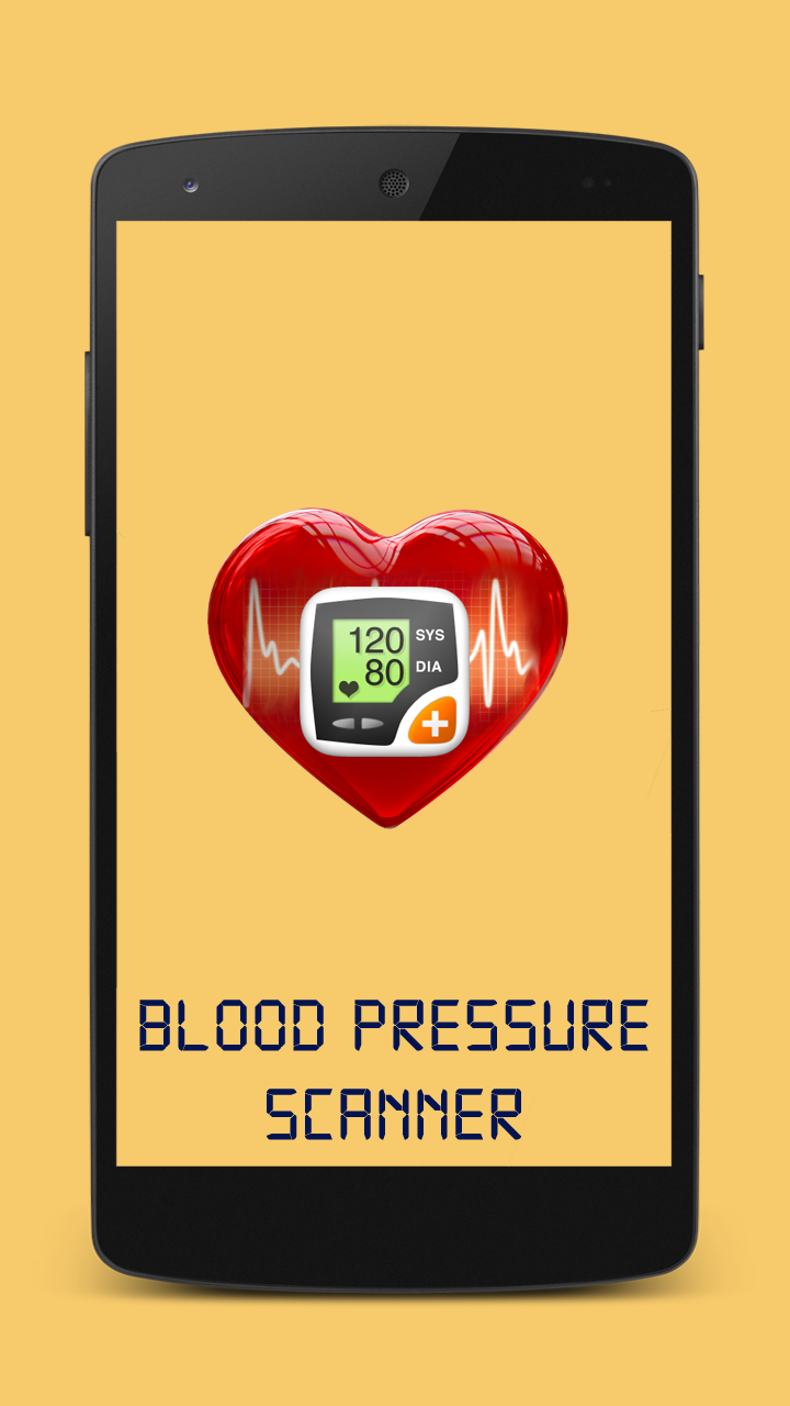 Android application Finger Blood Pressure Scanner screenshort