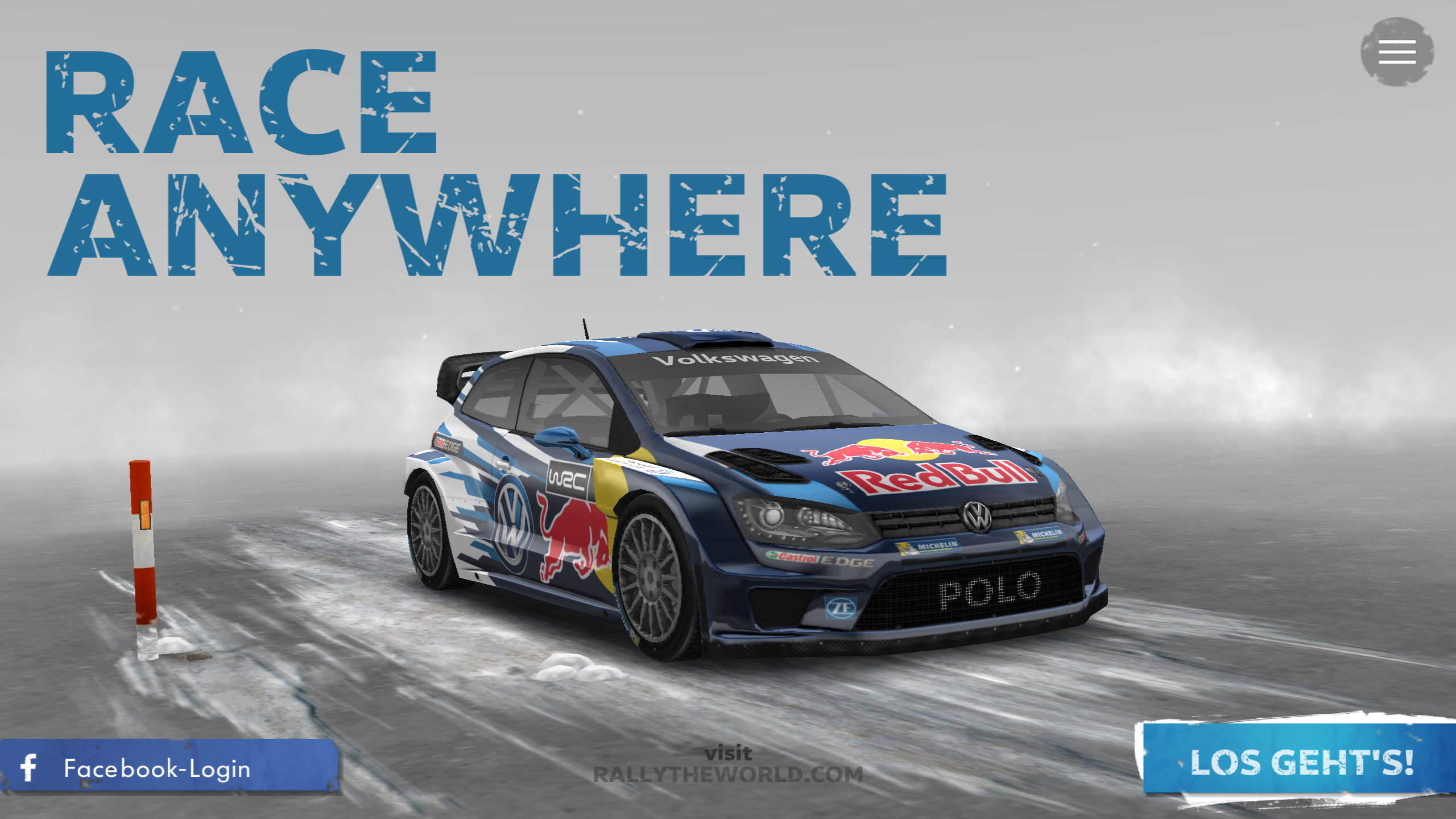 Android application Volkswagen Race Anywhere screenshort