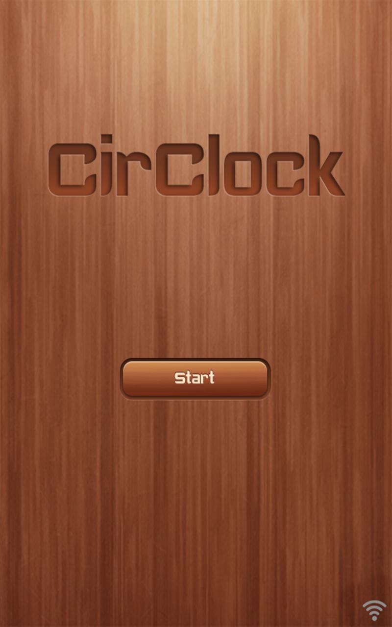 Android application CirClock screenshort