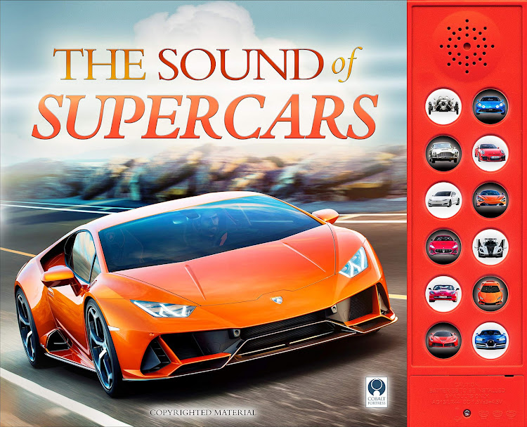 Readers can learn about super cars while being blasted by their vrrr-phhaa!