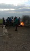 Residents of Duduza in Ekuruleni protest on Monday.
