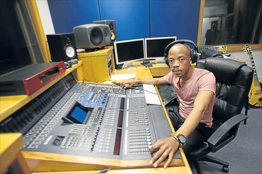 HITTING THE RIGHT NOTES: Luyolo Beku is the new record label manager at the Eastern Cape Audio Visual Centre Picture: SINO MAJANGAZA