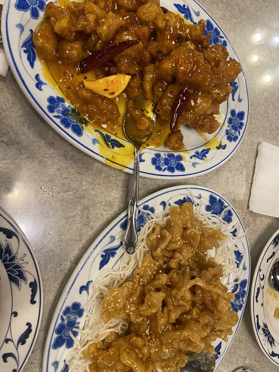 Orange Chicken & Sesame Chicken