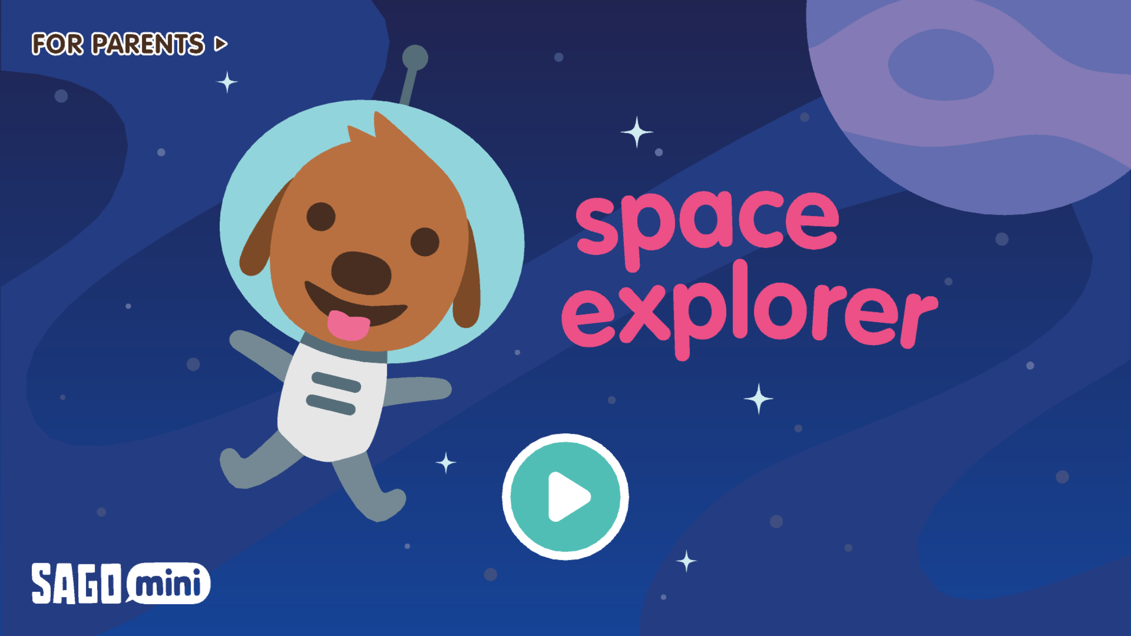 Android application Sago Mini Space Explorer screenshort