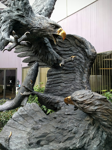 Riotous Raptors Sculpture