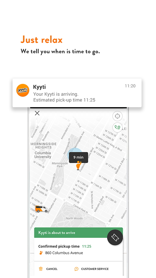 Kyyti Rideshare — приложение на Android