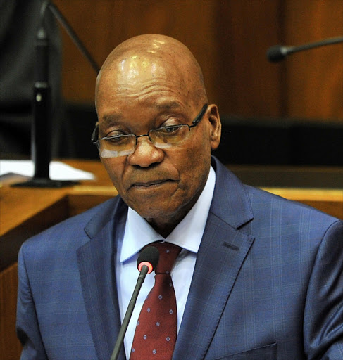 President Jacob Zuma delivers his State of the Nation Address on June 17, 2014 in Cape Town, South Africa.