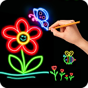 ダウンロード How to Glow Draw&Coloring Book をインストールする 最新 APK ダウンローダ