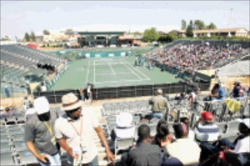 GAME, SET, MATCH: The Soweto Open is the first major tournament in the township. 19/04/09. Pic. Veli Nhlapo, © Sowetan.