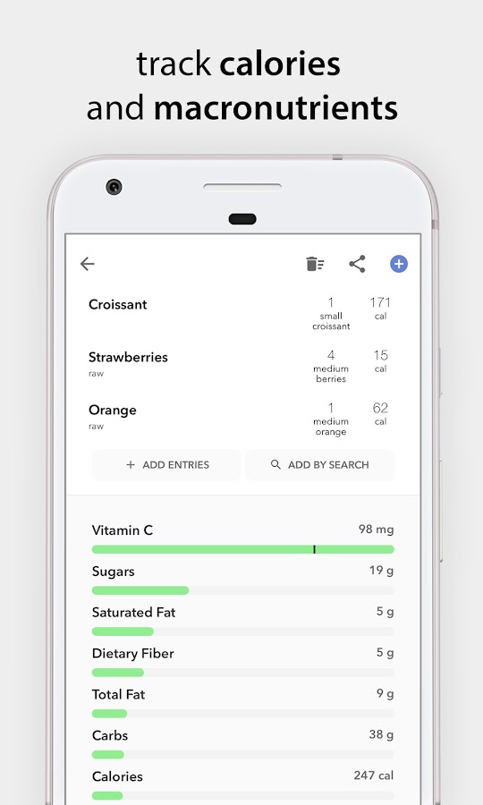 Bitesnap: Photo Food Tracker and Calorie Counter — приложение на Android