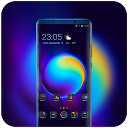 ダウンロード Theme for abstract neon ball wallpaper をインストールする 最新 APK ダウンローダ