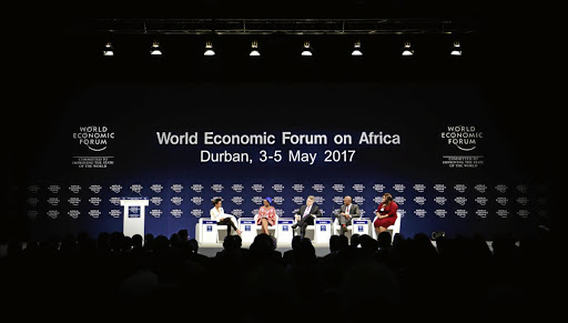 LET'S TALK: Delegates at the opening session of the World Economic Forum on Africa in Durban on Wednesday. About 2000 people attended the three-day forum, including 21 heads of state, joining high-level sessions, workshops and televised panel discussions.