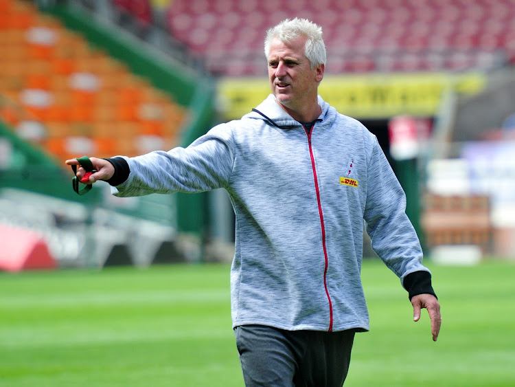 The Stormers head coach Robbie Fleck during a training session at Newlands Rugby Stadium, Cape Town on 15 March 2018.