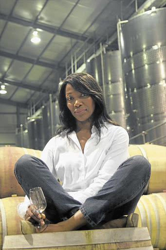 AMBITIOUS: Thembi Tobie, founder and MD of Thembi Wines, wants to own a farm by the end of the year