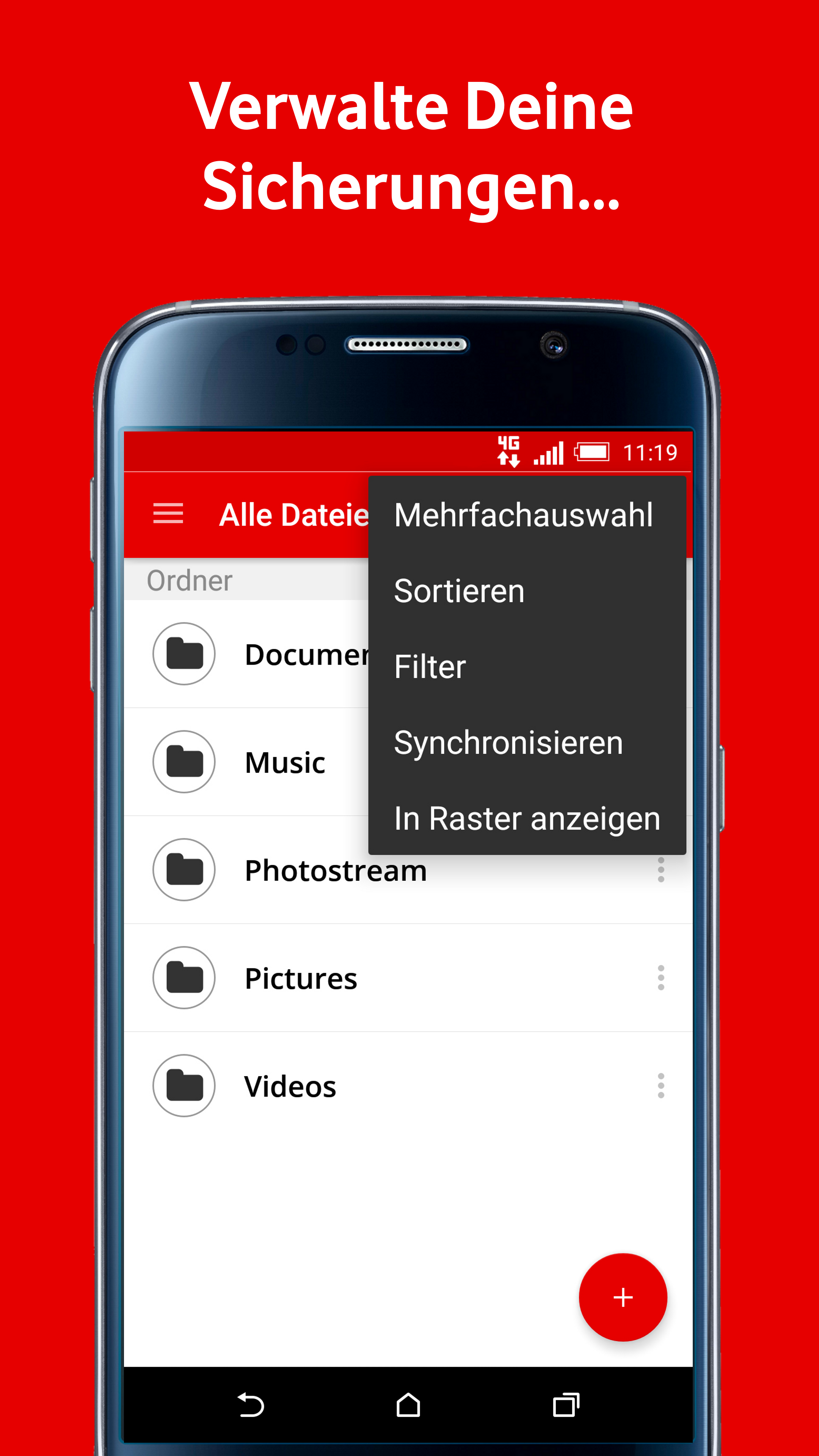 Android application Vodafone Secure MyData screenshort