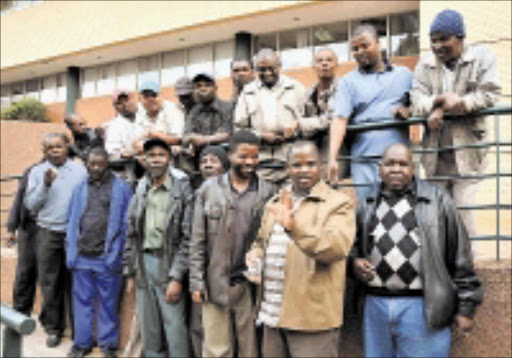 ENOUGH: Drivers from United Taxi Drivers Association Forum say they will stop operation Nomakanjani. Pic: VATHISWA RUSELO. 18/06/2009. © Sowetan. .Taxi drivers from united taxi drivers association forum say they will stop operation Nomakanjani. Pic: VATHISWA RUSELO