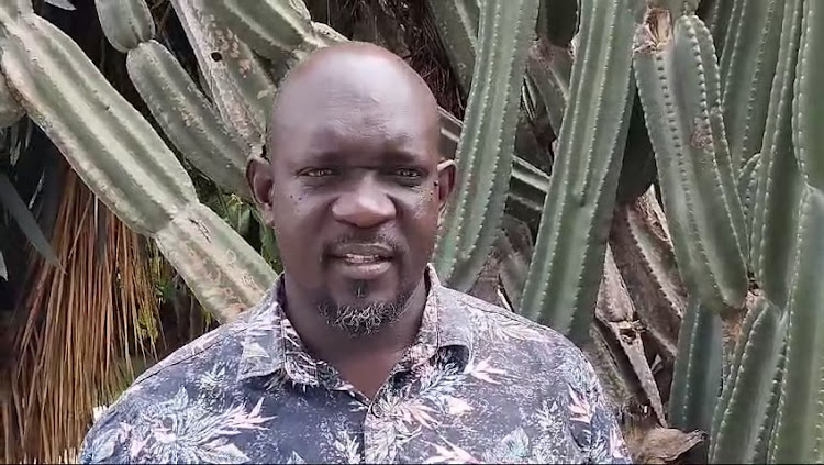 Kenya Sugarcane Growers Association (Kesga) secretary general Richard Ogendo, May 9, 2024.