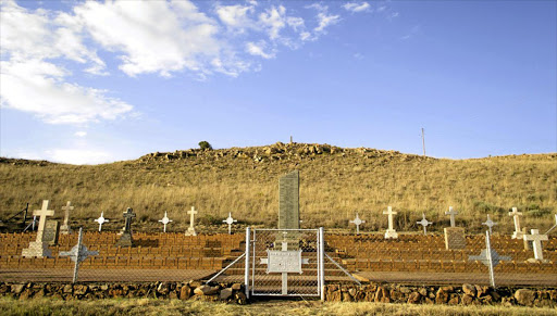 Graves of British soldiers at Kleinfontein near Pretoria.