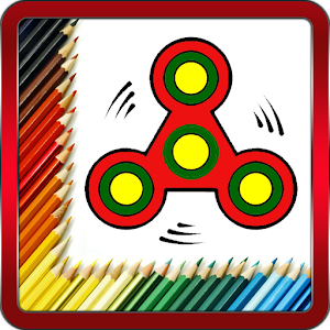 Download Fidget Spinner & cartoons coloring pages For PC Windows and Mac