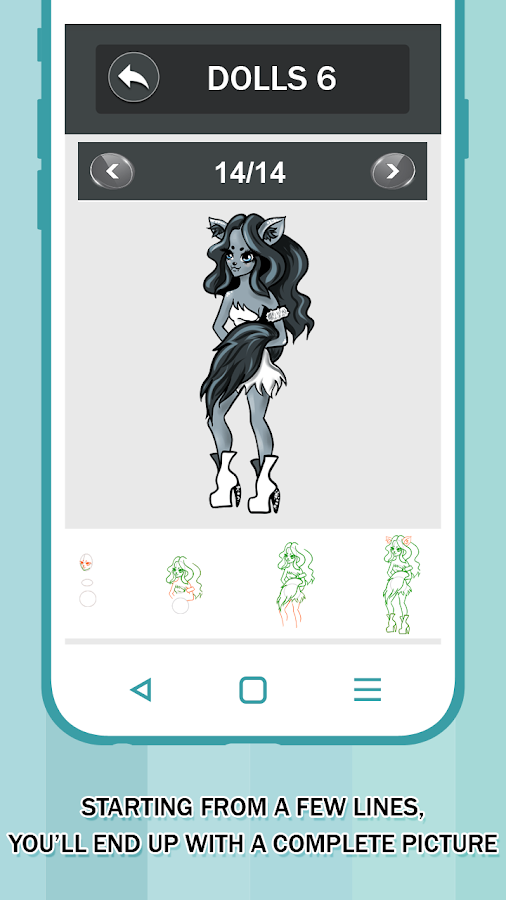 How to Draw Pretty Dolls Monsters — приложение на Android