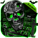 ダウンロード Green Zombie Skull Parallax keyboard をインストールする 最新 APK ダウンローダ