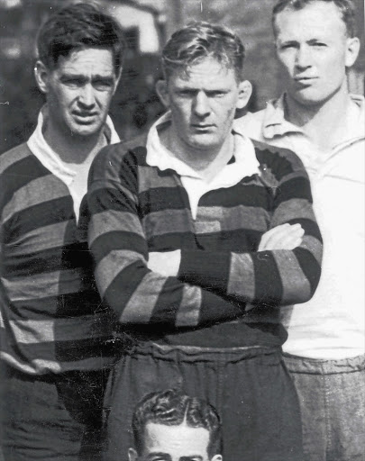 Springbok Hennie Muller, centre, should have been named as the best Bok ever to have played the game Picture: GETTY IMAGES