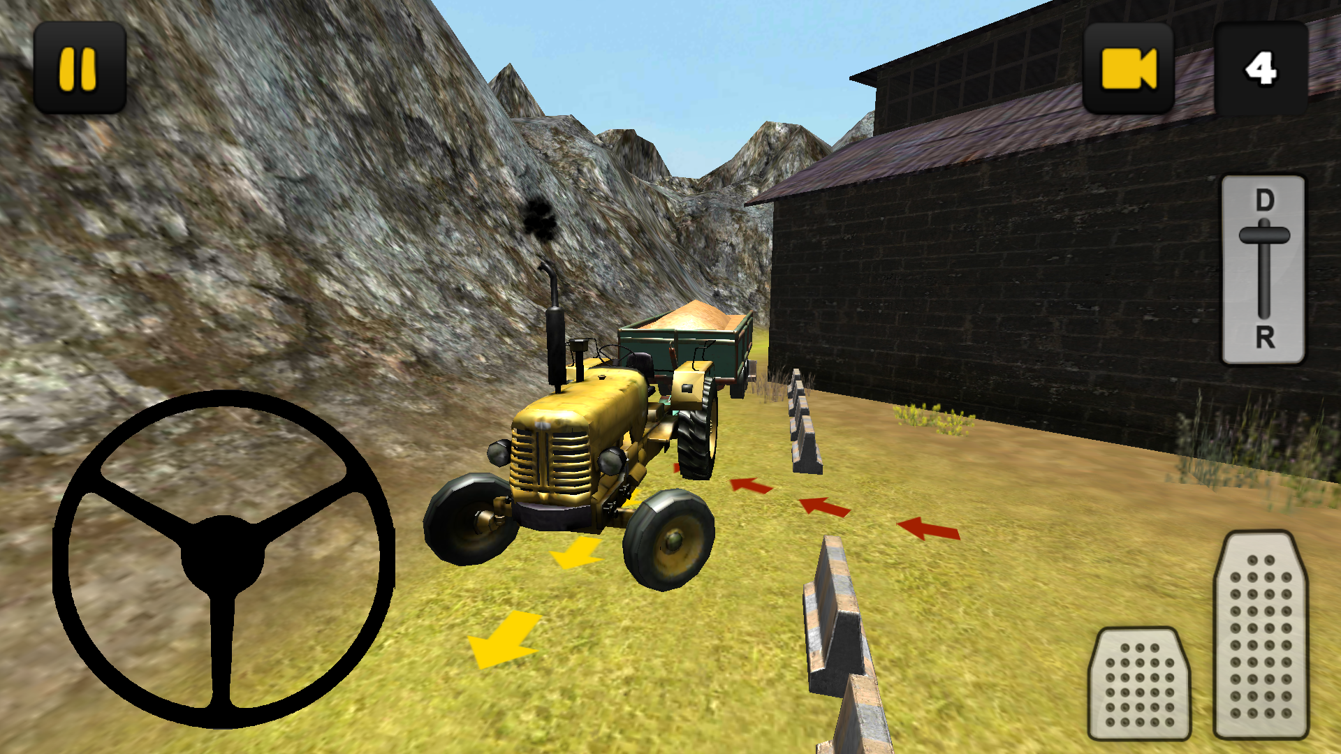 Android application Classic Tractor 3D: Wheat screenshort