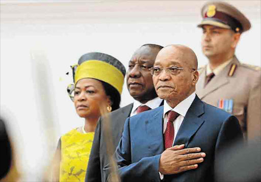 President Jacob Zuma, pictured with Speaker Baleka Mbete and Deputy President Cyril Ramaphosa, has set the date for the next State of the Nation Address.