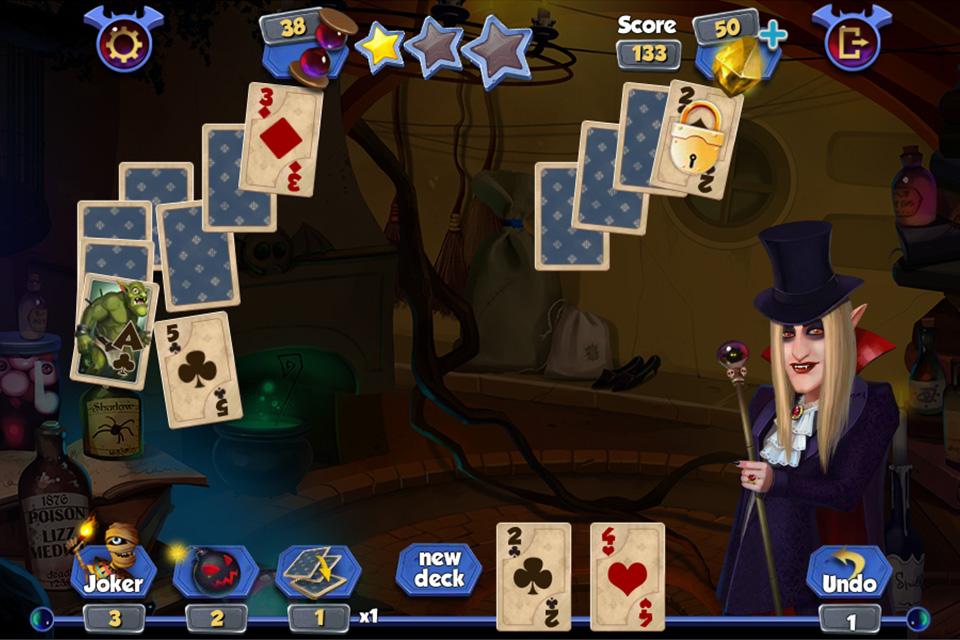 Android application Dracula Solitaire screenshort