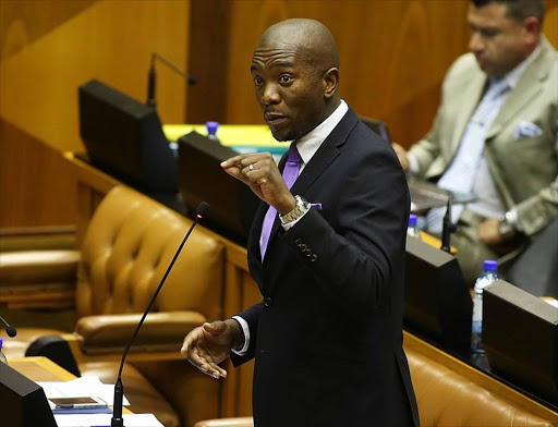 Democratic Alliance Mmusi Maimane during President Jacob Zuma's answering questions in Parliament in Cape Town on August 06, 2015. File photo.