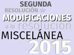 Segunda Resolución de Modificaciones a la RMF Para 2015