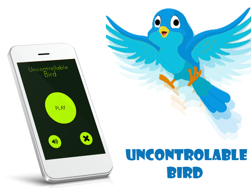 Android application Uncontrollable Bird screenshort