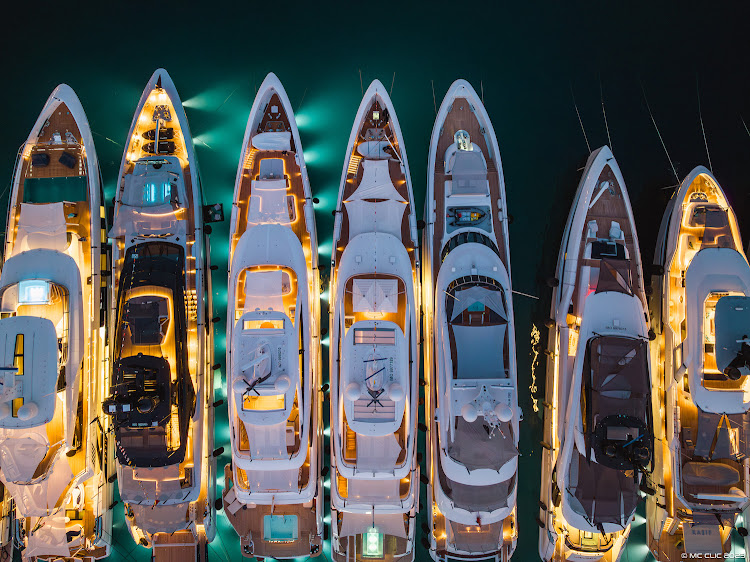 The Monaco Yacht Show is a chance for shipyards, brokers and owners to show off their latest vessels.