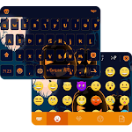 HalloweenNight Emoji iKeyboard Apk