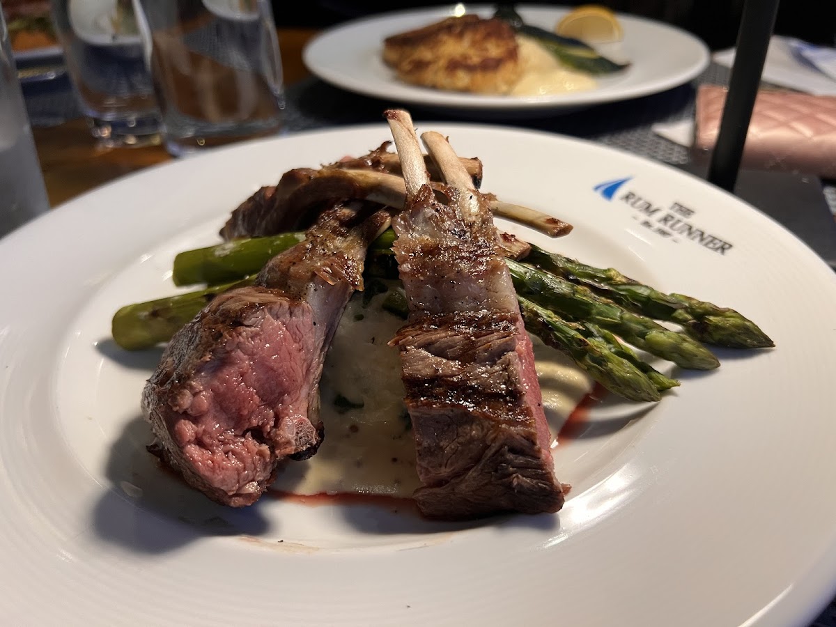 Rack of lamb special