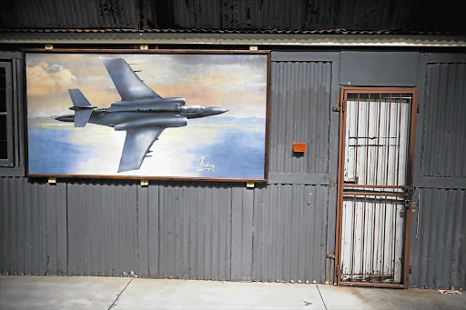 A painting in the SA Air Force Museum at the Swartkops Airfield in Centurion. The 2013 SAAF Museum Air Show takes place on Saturday.