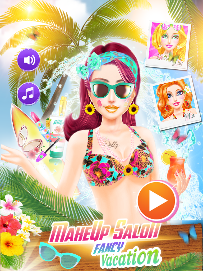 Android application MakeUp Salon - Fancy Vacation screenshort