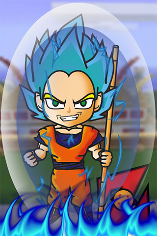 Android application Blue Dragon Heroes Goku screenshort