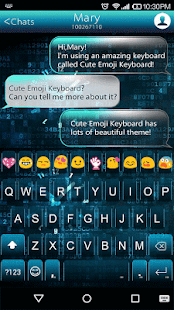 How to download Neon Clock Emoji Keyboard Skin patch 1.0.1 apk for android