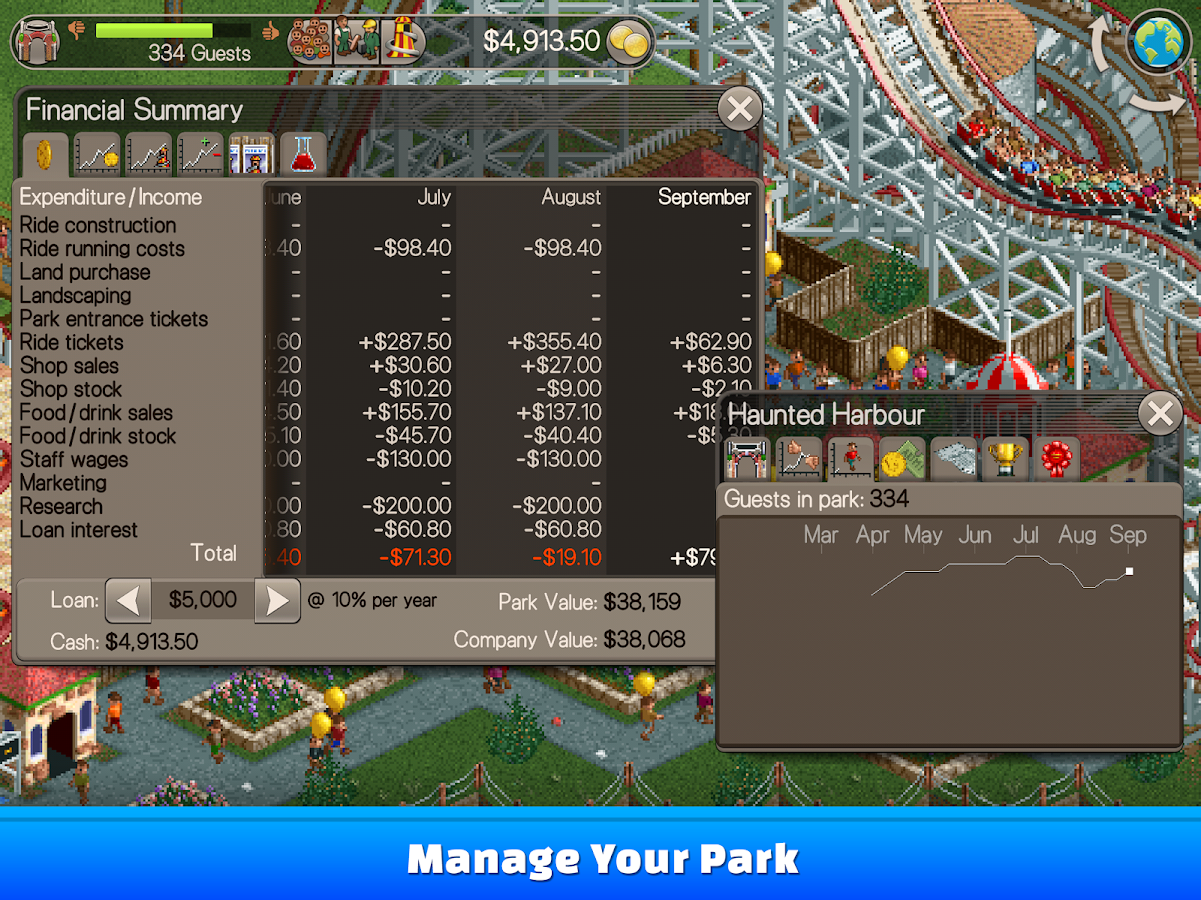    RollerCoaster Tycoon® Classic- screenshot  