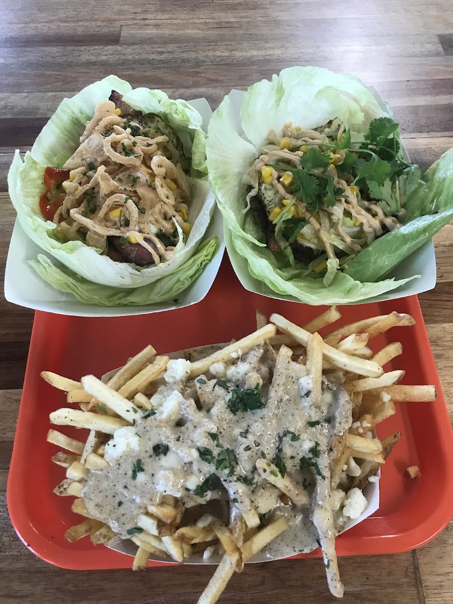 They will put your food in lettuce wraps instead of buns
